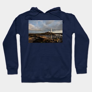 Early morning sunshine at St Mary's Island Hoodie